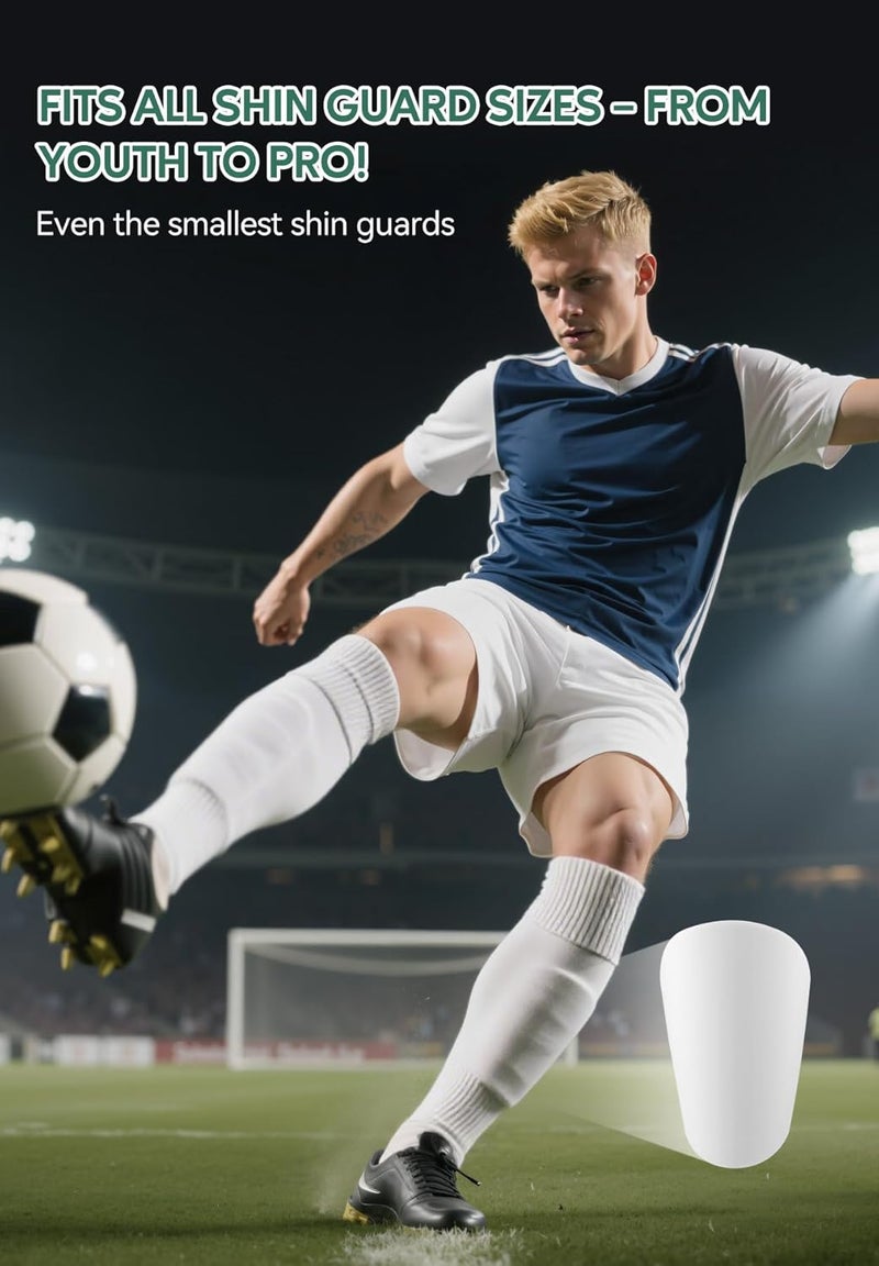 Zando Leg Compression Sleeves for Men – Football Shin Guard Grip Pre Cut Soccer Socks For Calf Support Muscle Recovery - Image 5